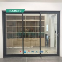 Modern Style Aluminium Sliding Door for Garden with Double Glazing Low E Glass